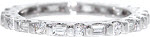 Baguette Round Eternity - Eternity Bands