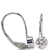 .43 ct tw Lever Backs - Diamond Earrings