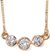 Three Stone Bezel - Diamond Pendants