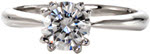 Inspiration - Classic Engagement Rings - Double Prong, Surprise Diamond