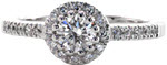 Classic Halo - Halo Engagement Rings - Halo