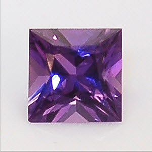 Square Purple Sapphire