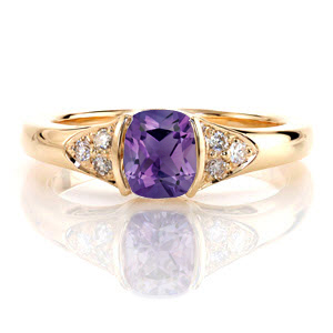 Amethyst-2231 Unique Engagement Rings 