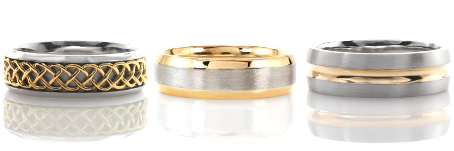 Mens-Yellow Unique Engagement Rings 