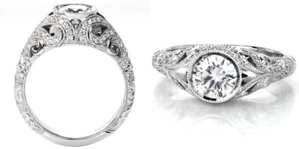 Fitzgerald Unique Engagement Rings 