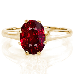 Ruby-1 Unique Engagement Rings 