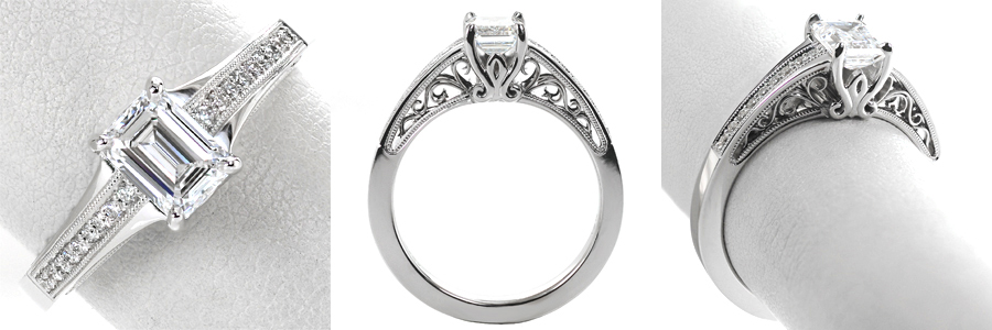 2 January’s Custom Engagement Ring Spotlight 2 Ring Spotlight Unique Engagement Rings