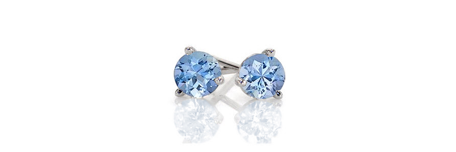 Aqua-Earrings Unique Engagement Rings 