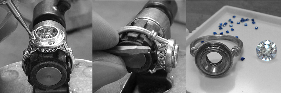 3-1 July’s Custom Engagement Ring Spotlight 3-1 Unique Engagement Rings