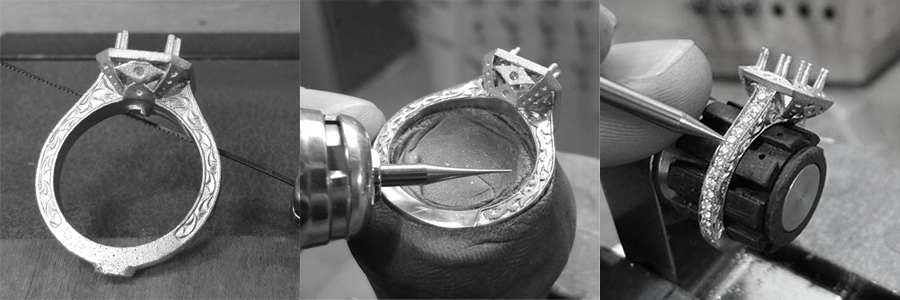 3-1 August’s Custom Engagement Ring Spotlight 3-1 Unique Engagement Rings