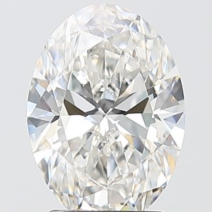 Oval 2.10 carat F VVS2 Photo