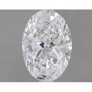 Oval 0.50 carat D SI1 Photo