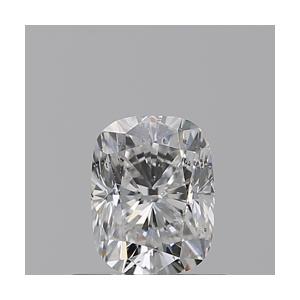 Cushion 0.51 carat D I1 Photo