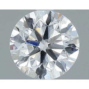 Round 0.54 carat F SI1 Photo