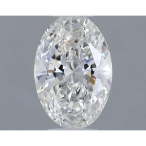 Oval 0.30 carat H IF Photo
