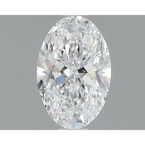 Oval 0.55 carat D VS2 Photo