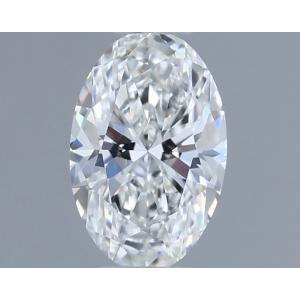 Oval 0.30 carat F VS1 Photo