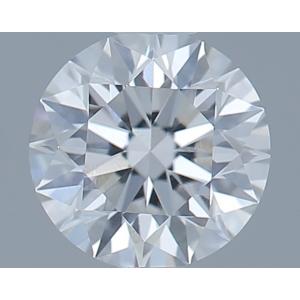 Round 0.37 carat F SI1 Photo