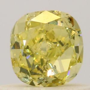 Cushion 0.43 carat Yellow  Photo