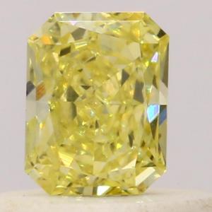 Radiant 0.29 carat Yellow  Photo