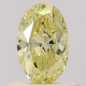 Oval 0.48 carat Yellow  Photo