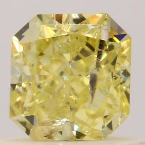 Radiant 0.57 carat Yellow  Photo