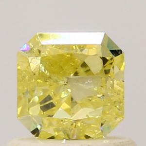 Radiant 0.71 carat Yellow  Photo