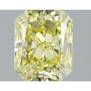 Radiant 0.31 carat Yellow  Photo