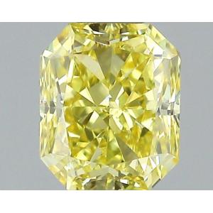 Radiant 0.33 carat Yellow  Photo