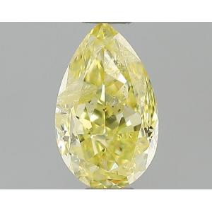 Pear 0.37 carat Yellow  Photo