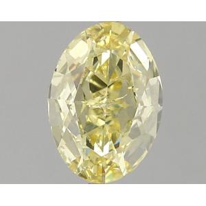 Oval 0.54 carat Yellow I1 Photo