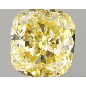 Cushion 0.31 carat Yellow SI2 Photo