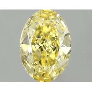 Oval 0.40 carat Yellow VS1 Photo
