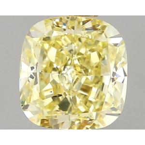 Cushion 0.54 carat Yellow SI2 Photo
