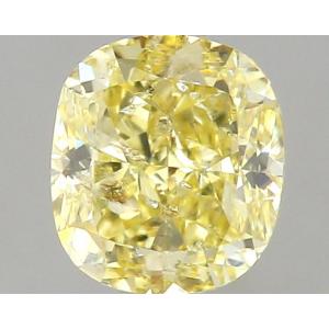 Cushion 0.52 carat Yellow I2 Photo