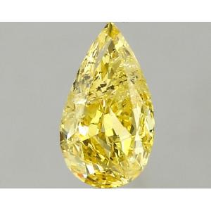 Pear 0.34 carat Yellow I3 Photo