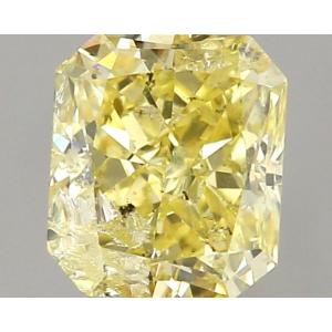 Radiant 0.42 carat Yellow I3 Photo