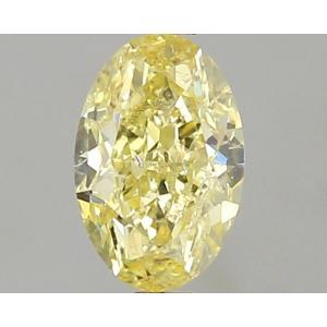 Oval 0.40 carat Yellow I1 Photo