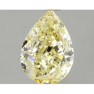 Pear 0.47 carat Yellow I1 Photo