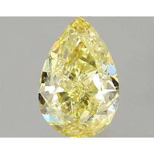 Pear 0.40 carat Yellow I1 Photo