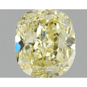 Cushion 0.51 carat Yellow SI2 Photo