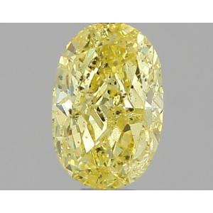 Oval 0.46 carat Yellow I2 Photo