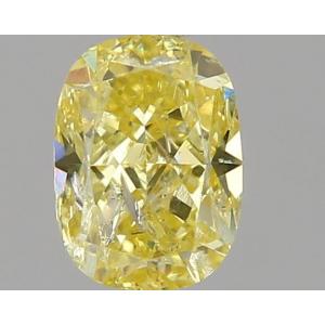 Cushion 0.52 carat Yellow  Photo