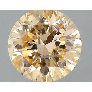 Round 0.18 carat Yellow I2 Photo