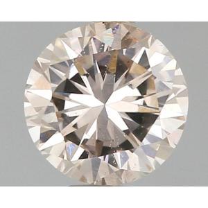 Round 0.32 carat Brown SI2 Photo