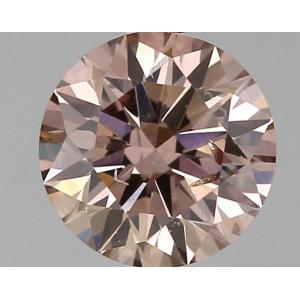 Round 0.34 carat Brown SI2 Photo