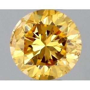 Round 0.21 carat Yellow  Photo