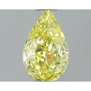 Pear 0.17 carat Yellow VVS1 Photo