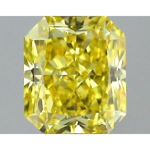 Radiant 0.23 carat Yellow VVS2 Photo