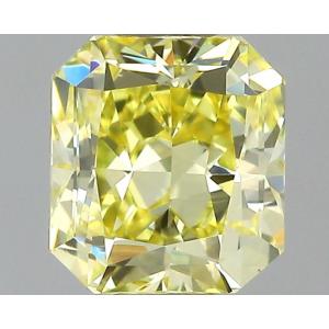 Radiant 0.42 carat Yellow VVS2 Photo